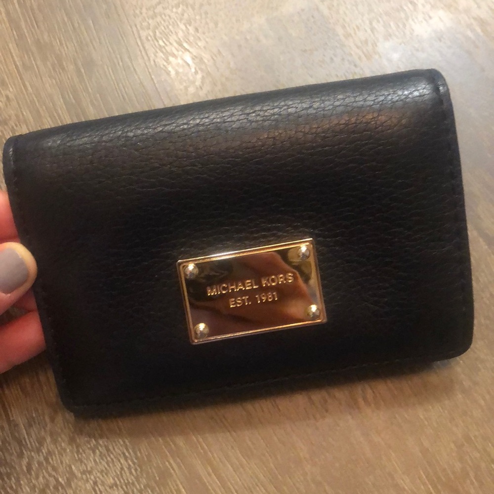 Michael Kors Black Leather Wallet
